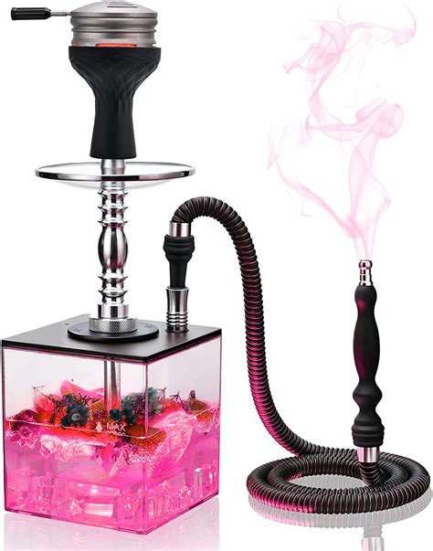 Hookah amazon - May 14, 2021 · Hookah Set Portable Modern Book Acrylic Hookah with Silicone Hookah Bowl Silk Hookah Hose Tongs Remote Magical LED Light for Better Shisha Hookah Narguile Smoking 4.3 out of 5 stars 585 1 offer from $29.99 